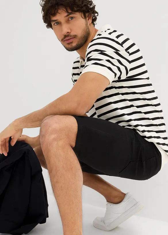 Lot de 2 bermudas extensibles, Regular, bonprix