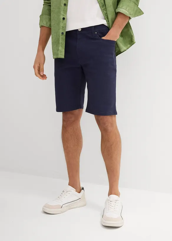 Lot de 2 bermudas extensibles, Regular, bonprix