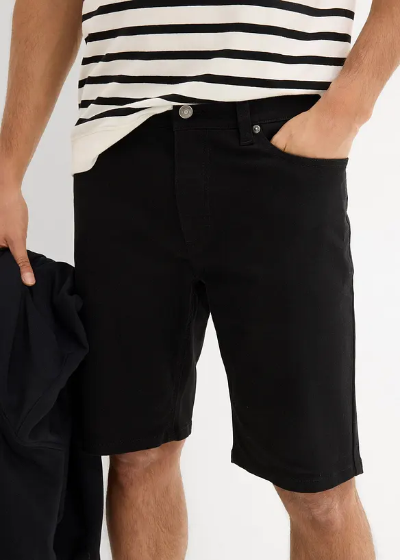 Lot de 2 bermudas extensibles, Regular, bonprix