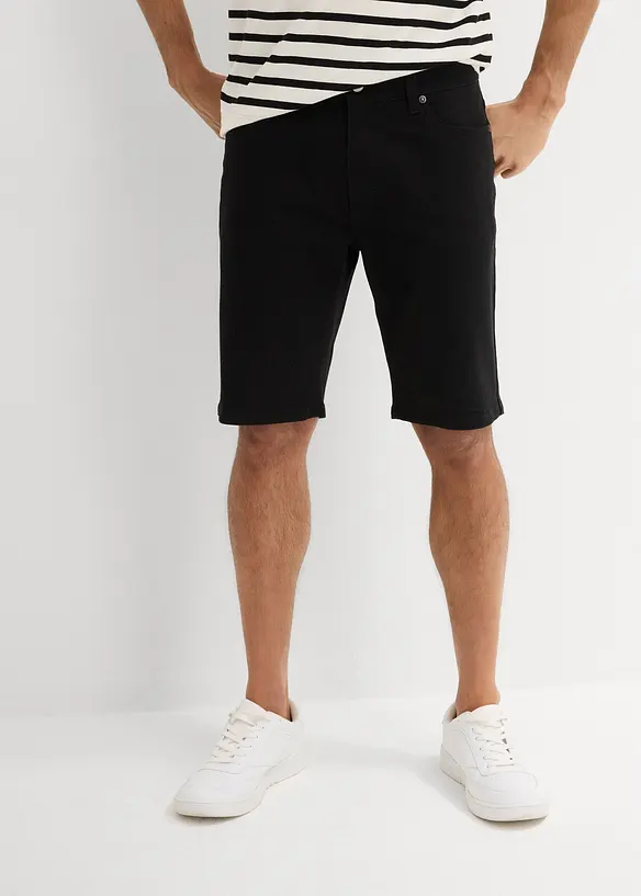 Lot de 2 bermudas extensibles, Regular, bonprix