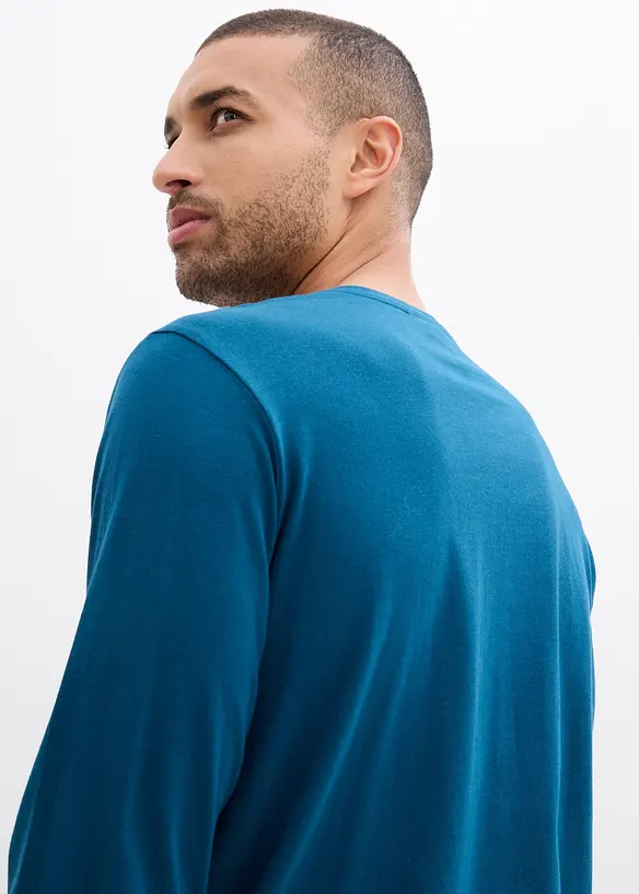 Lot de 3 T-shirts manches longues, bonprix