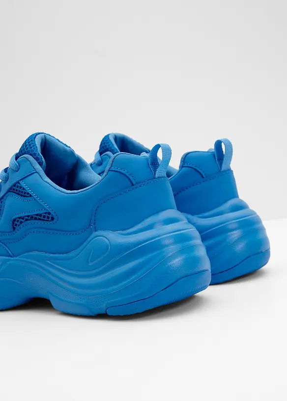 Baskets &agrave; semelle &eacute;paisse et mesh, bonprix