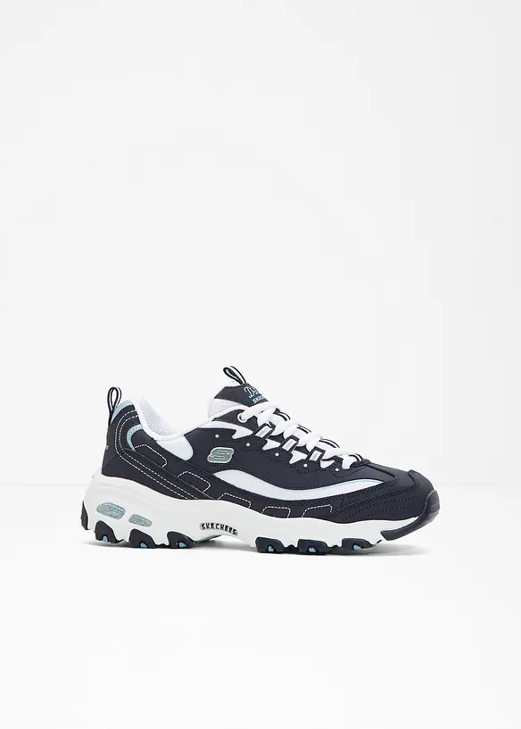 Sneakers Skechers en cuir à semelle épaisse, Skechers