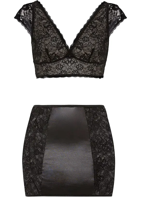 Brassière + jupe (ens. 2 pces), bonprix