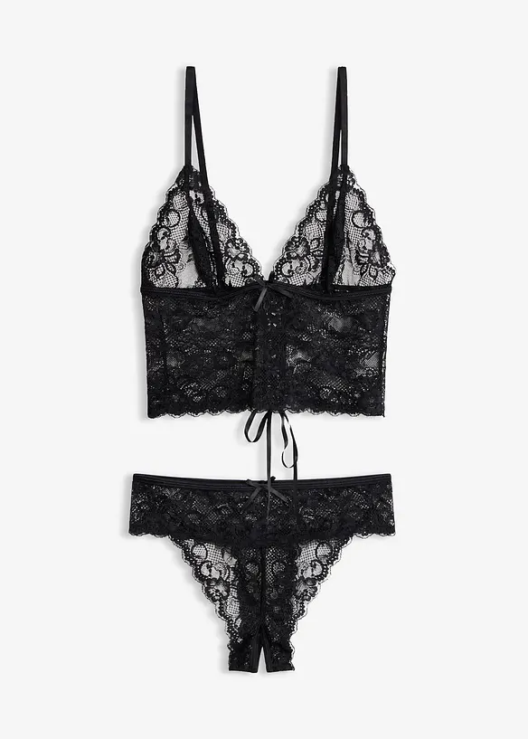 Brassière et string ouvert (ens. 2 pces), bonprix