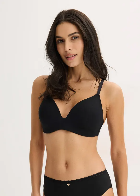 Soutien-gorge coton &agrave; coques sans armatures, bonprix
