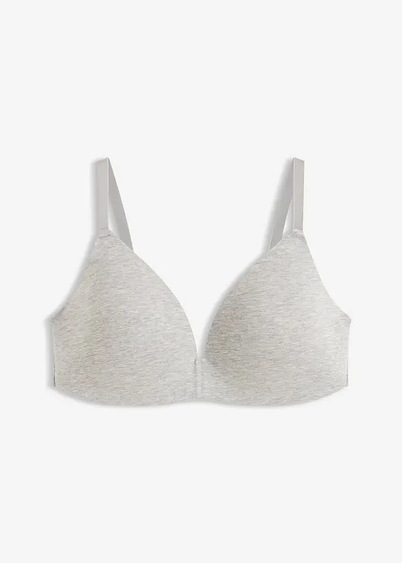 Soutien-gorge coton &agrave; coques sans armatures, bonprix