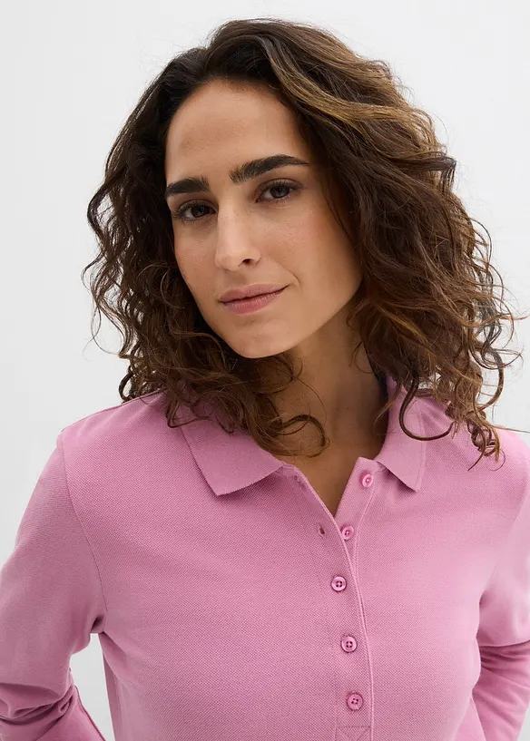 Polo en maille piqu&eacute;e 100% coton, bonprix