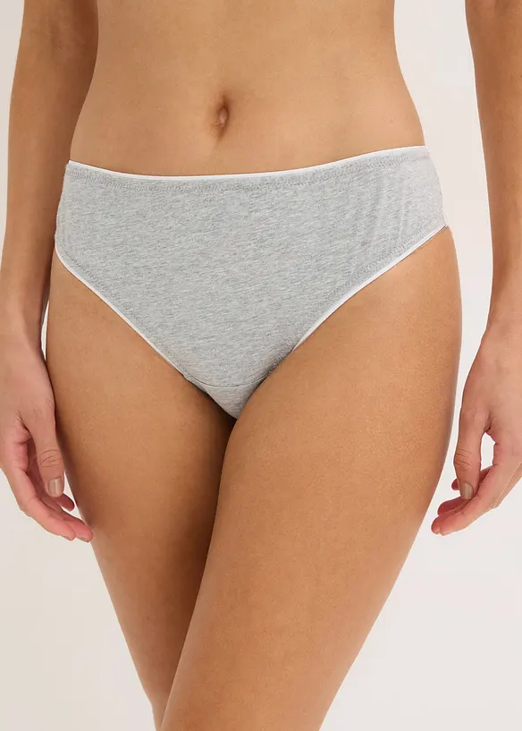 Slip coton et dentelle, bonprix