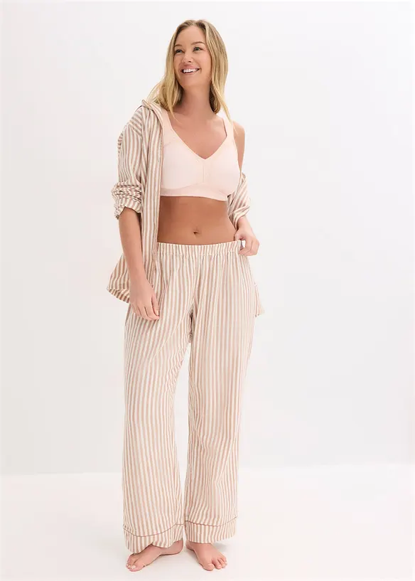 Soutien-gorge grand maintien sans armatures, bretelles rembourr&eacute;es, bonprix