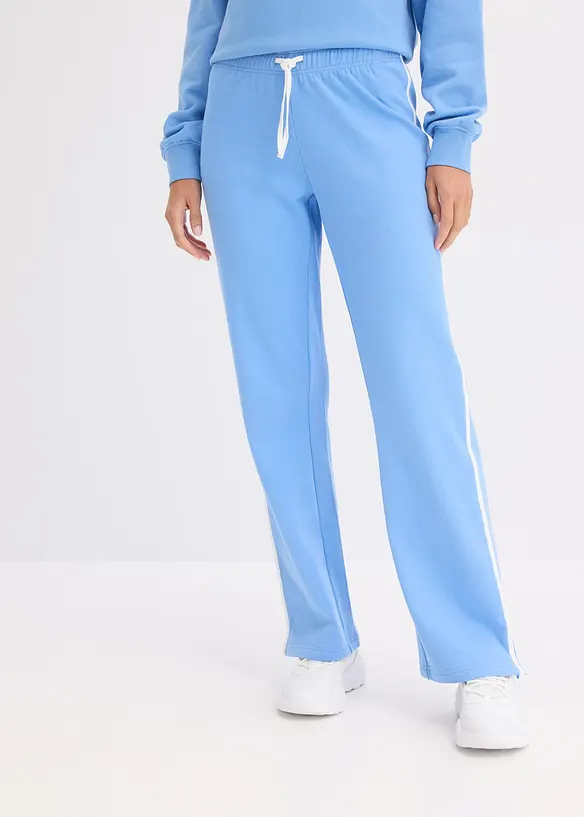 Lot de 2 pantalons en molleton &eacute;pais 100% coton, bonprix