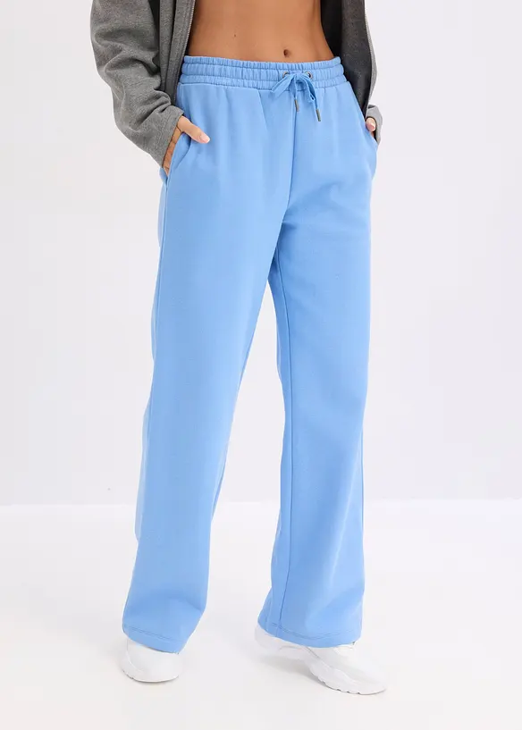 Jogging taille haute 100% coton, bonprix