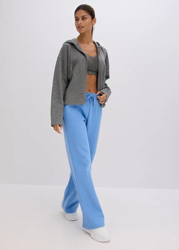 Sweat zipp&eacute; 100% coton, bonprix