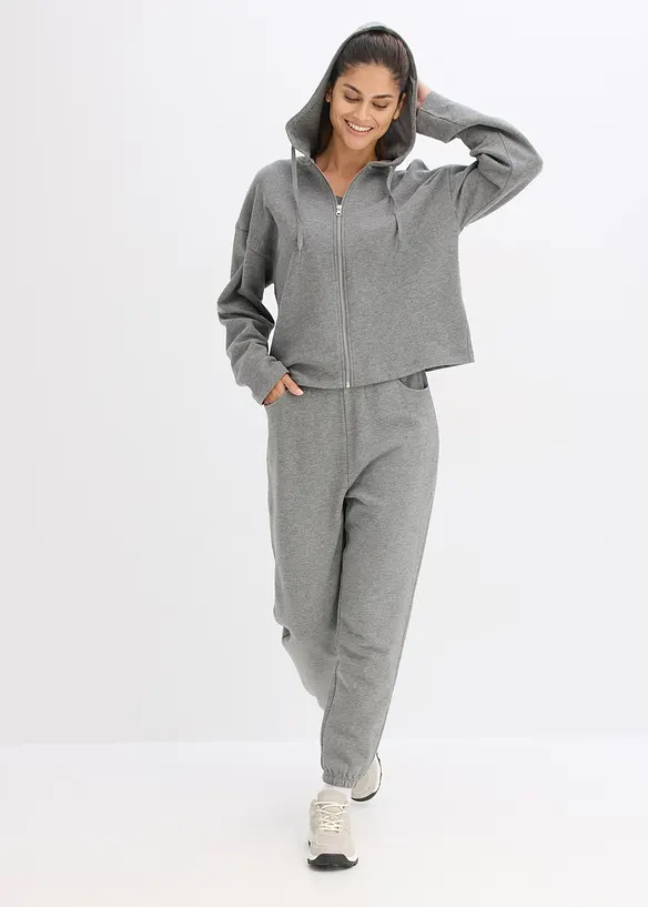 Jogging forme sarouel 100% coton, bonprix