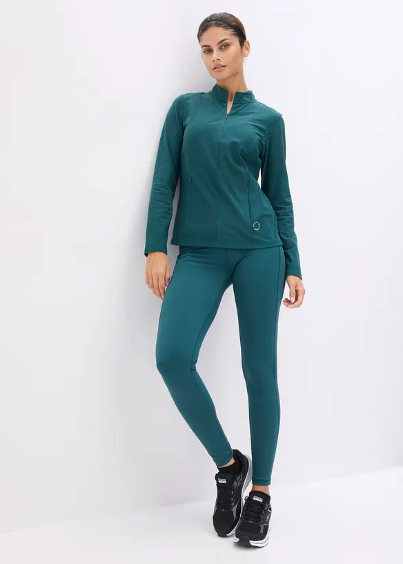 Veste thermique &agrave; s&eacute;chage rapide, partiellement zipp&eacute;e, bonprix