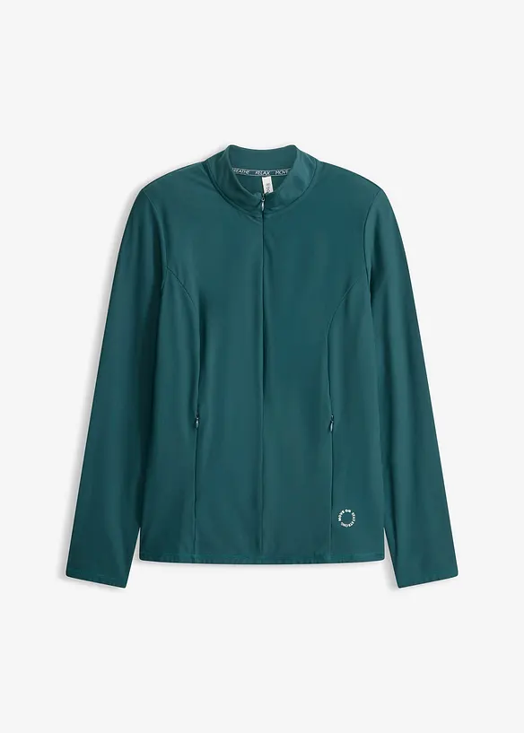 Veste thermique &agrave; s&eacute;chage rapide, partiellement zipp&eacute;e, bonprix