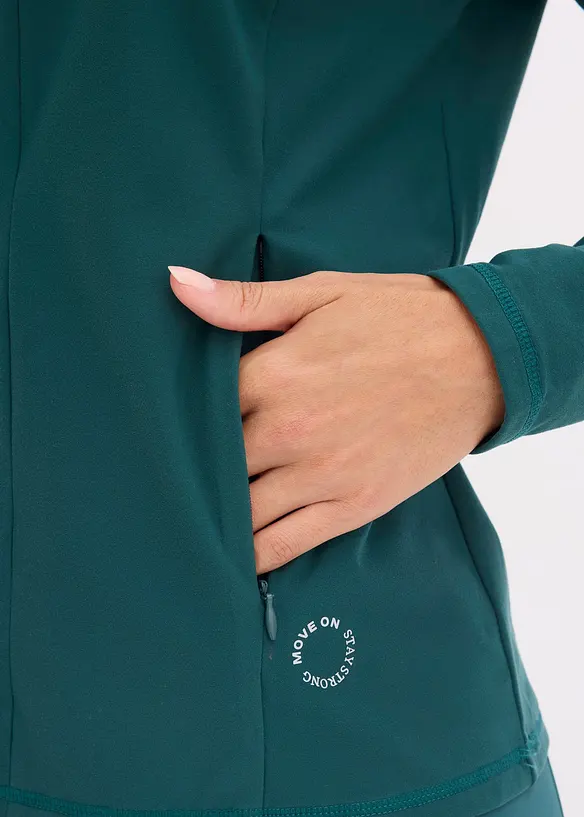 Veste thermique &agrave; s&eacute;chage rapide, partiellement zipp&eacute;e, bonprix