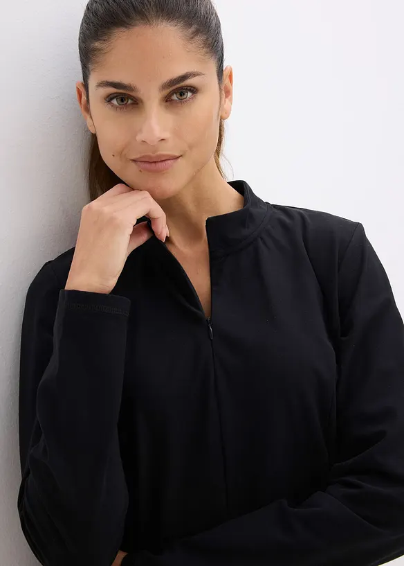 Veste thermique &agrave; s&eacute;chage rapide, partiellement zipp&eacute;e, bonprix