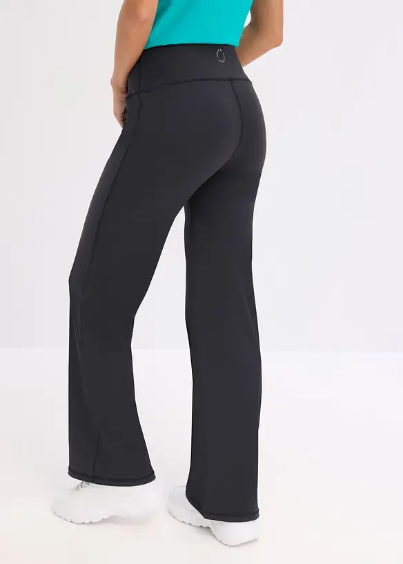 Legging de sport en mati&egrave;re toucher coton, coupe droite, bonprix