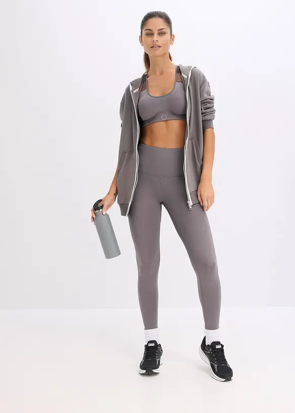 Sweat zipp&eacute; chaud, s&eacute;chage rapide, bonprix