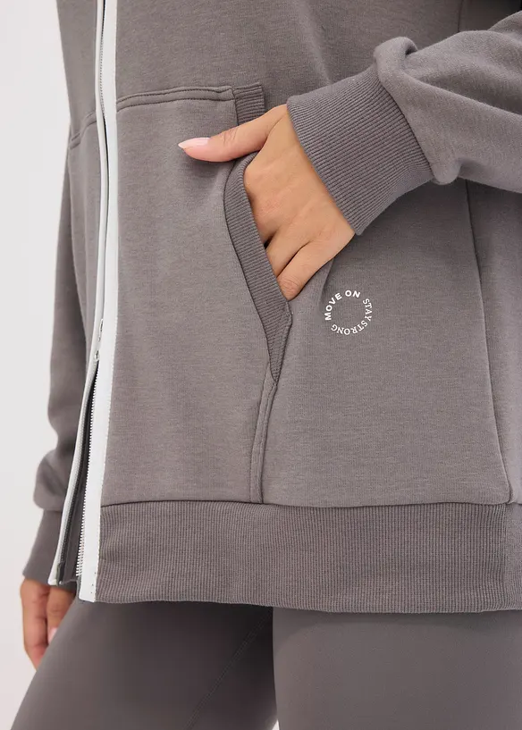 Sweat zipp&eacute; chaud, s&eacute;chage rapide, bonprix