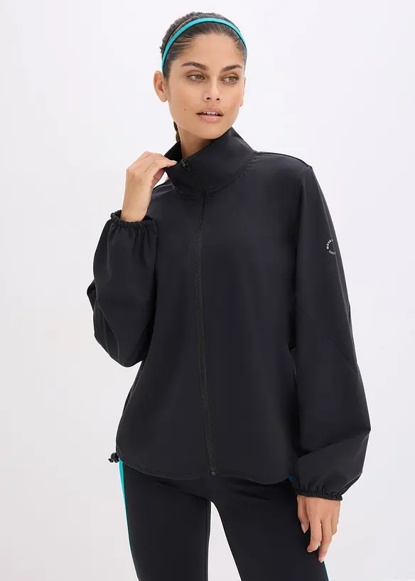 Veste de sport oversize, toucher coton, bonprix