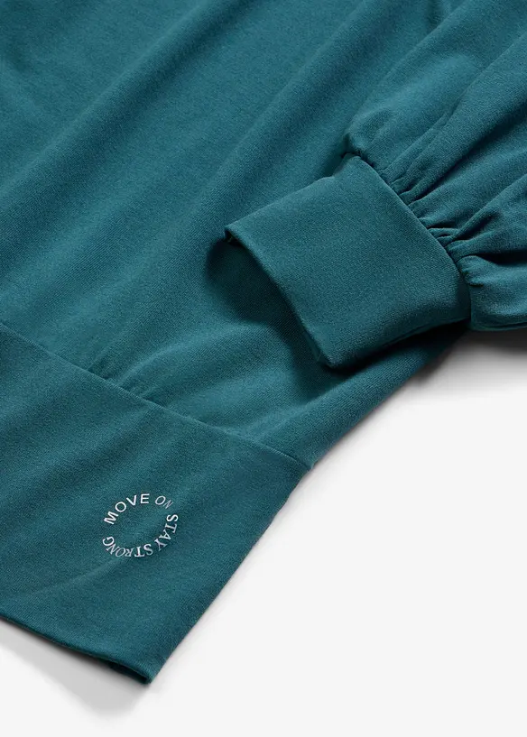 T-shirt de sport oversize &agrave; manches 3/4, s&eacute;chage rapide, bonprix