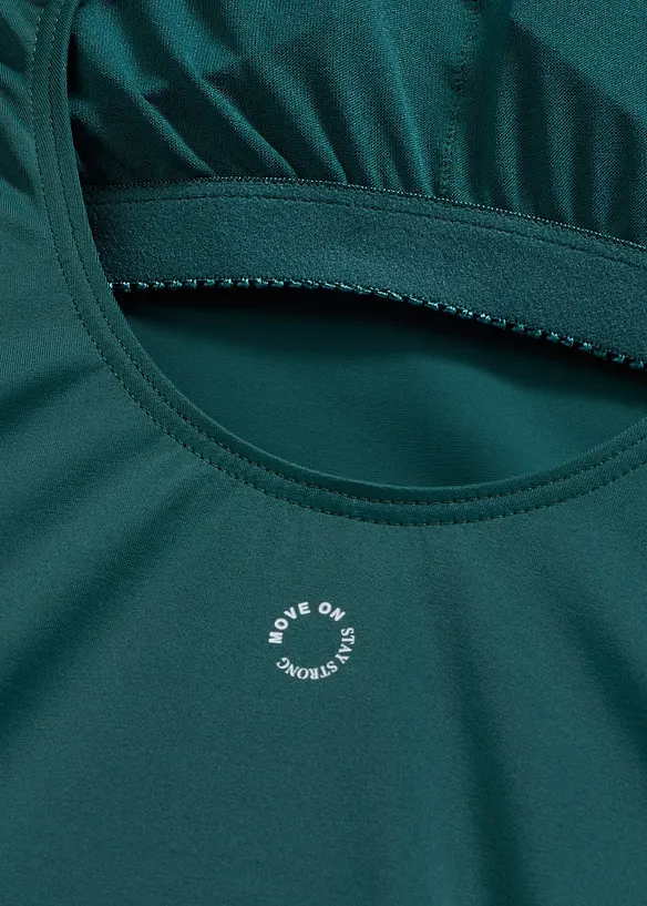 Maillot 1 pi&egrave;ce de sport &agrave; s&eacute;chage rapide, dos nageur, bonprix