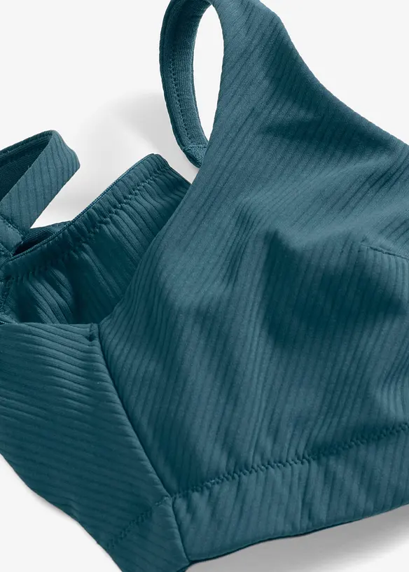 Soutien-gorge de sport en mati&egrave;re c&ocirc;tel&eacute;e, maintien l&eacute;ger, bonprix