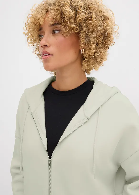 Sweat zippé à capuche, bonprix