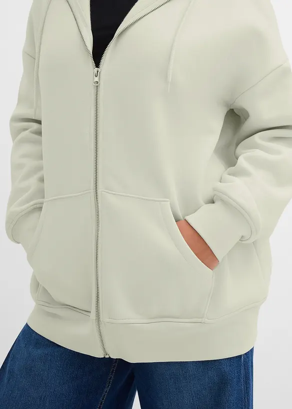 Sweat zippé à capuche, bonprix