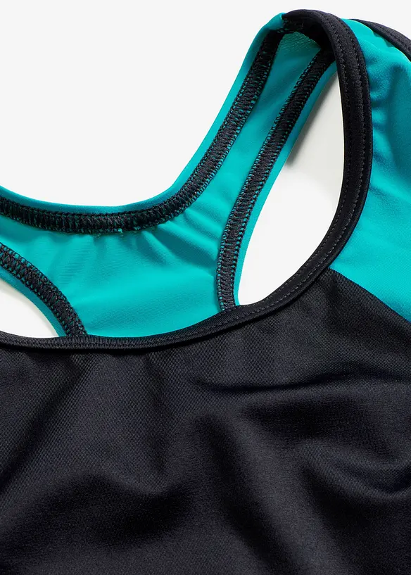 Maillot 1 pi&egrave;ce de natation s&eacute;chage rapide, dos nageur, bonprix