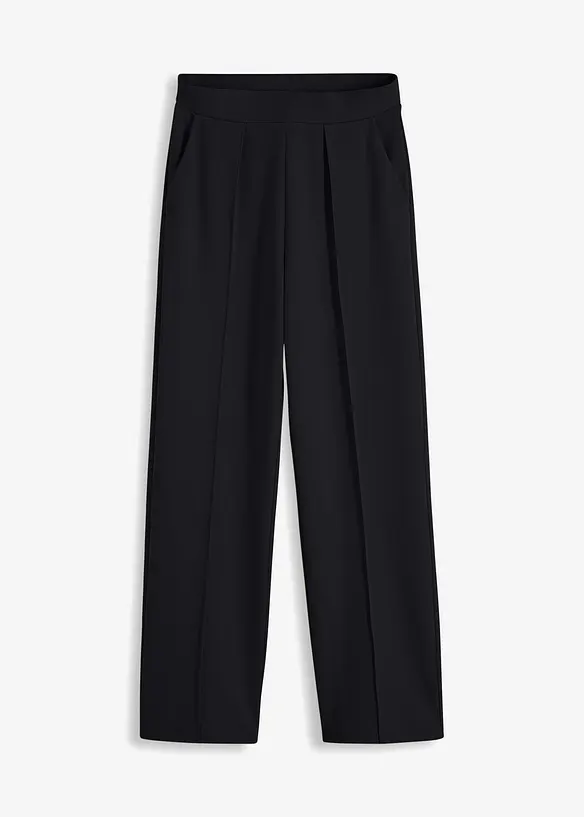 Pantalon &eacute;lastiqu&eacute; en interlock &eacute;pais, bonprix