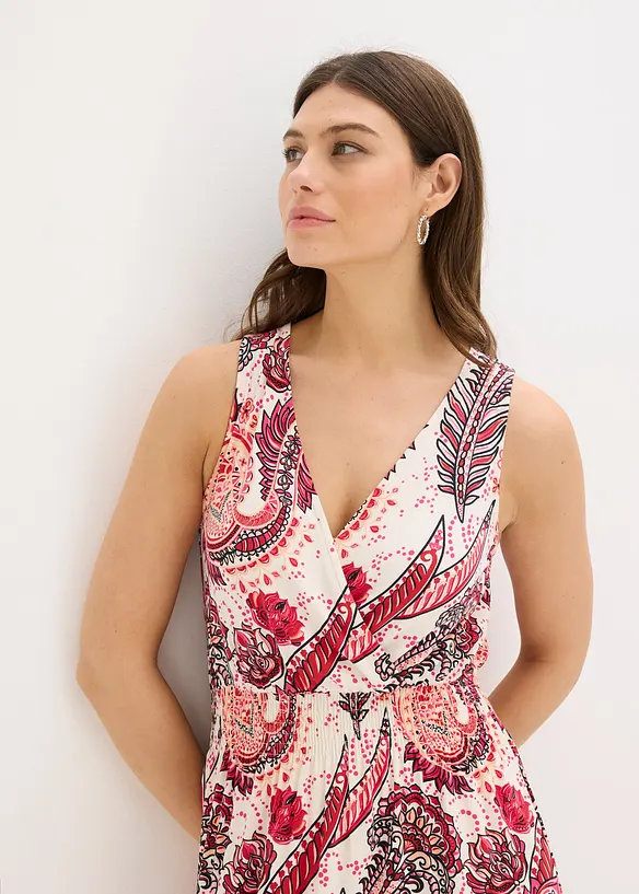 Robe longue en viscose douce et extensible, bonprix