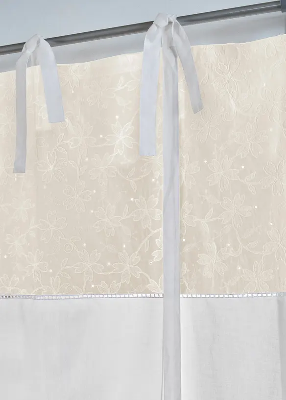 Store &agrave; nouettes avec broderie, bonprix