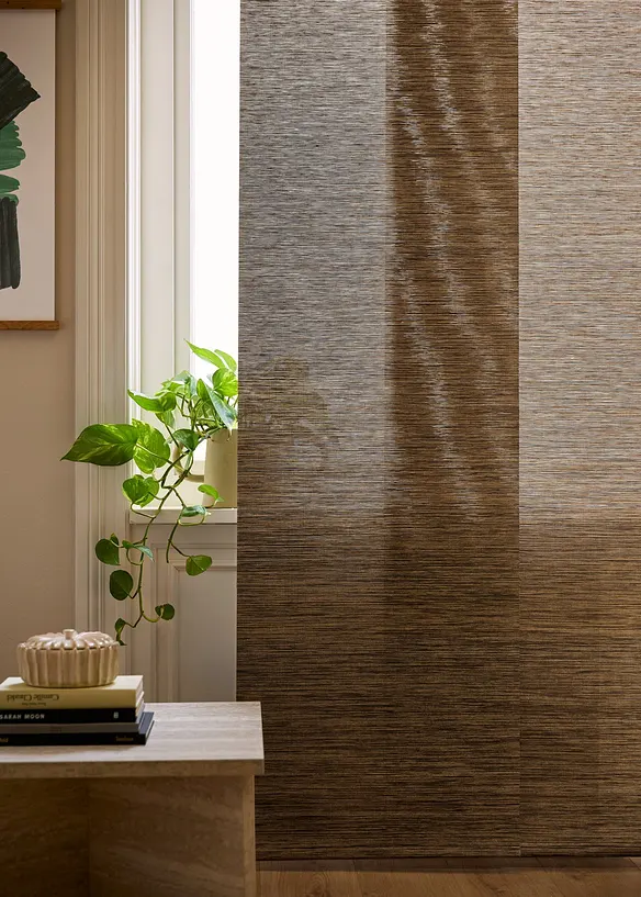 Panneau coulissant en voilage aspect bambou (1 pce), bonprix