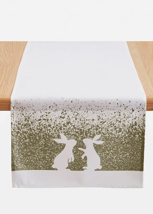 Chemin de table avec imprimé lapins, bonprix