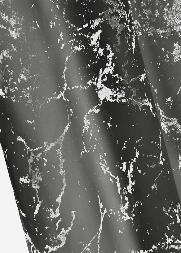 Rideau occultant toucher velours &agrave; imprim&eacute; brillant (1 pce), bonprix