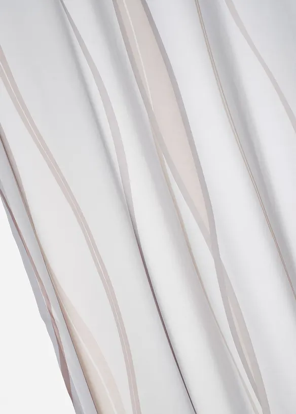 Voilage imprim&eacute; vagues (1 pce), bonprix