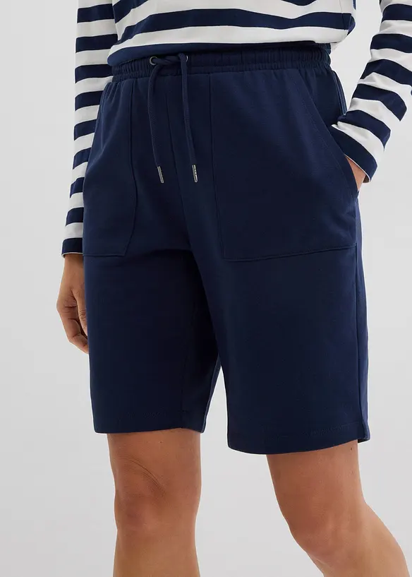 Short sweat avec poches, bonprix