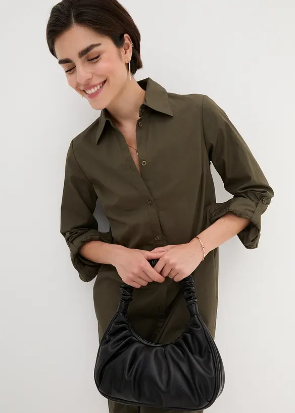 Robe-chemise en popeline de coton, bonprix