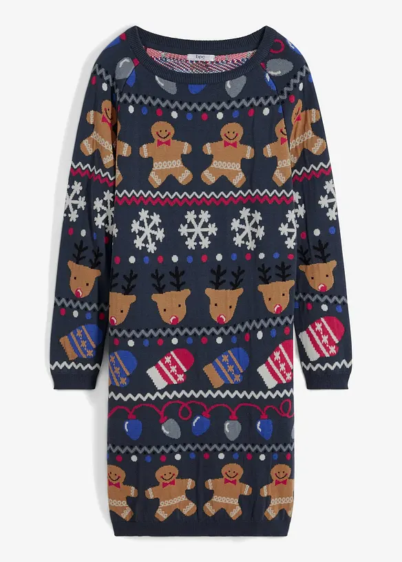 Robe de No&euml;l en maille, bonprix