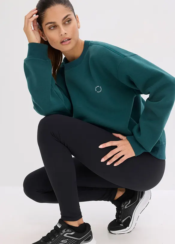 Pull sweat chaud et oversize, s&eacute;chage rapide, bonprix