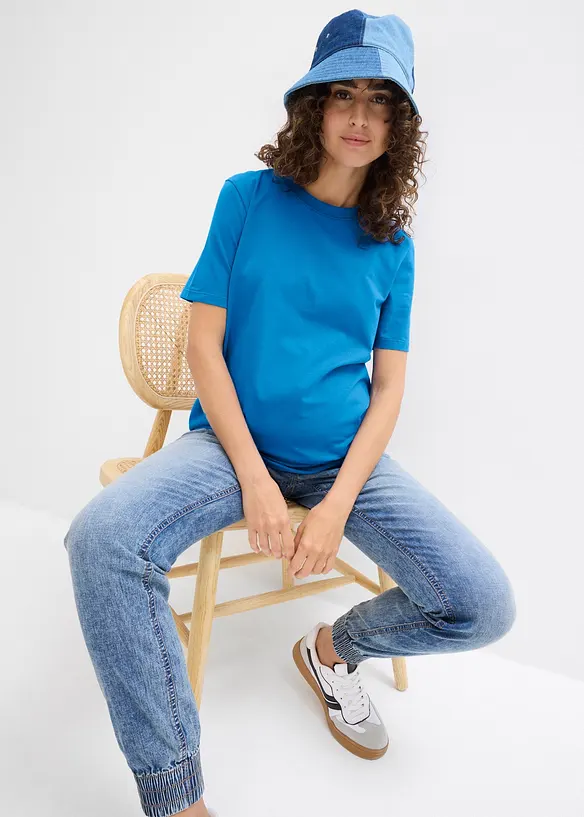 Lot de 2 T-shirts de grossesse en coton, bonprix