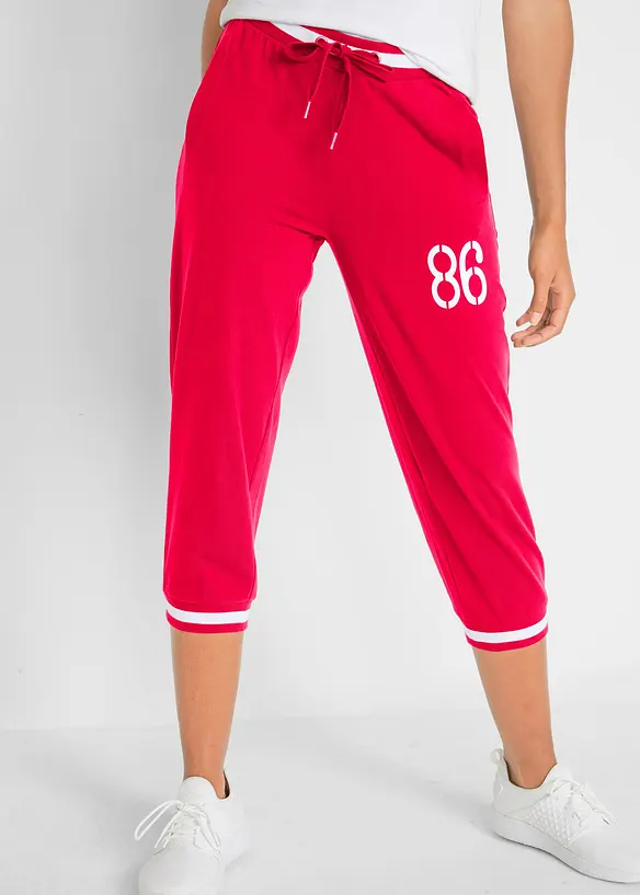 Jogging longueur 3/4 en coton extensible, bonprix