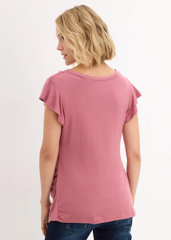 Blouse T-shirt de grossesse avec fonction allaitement avec viscose, bonprix