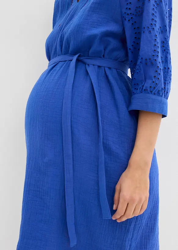 Robe de grossesse en gaze 100% coton, bonprix