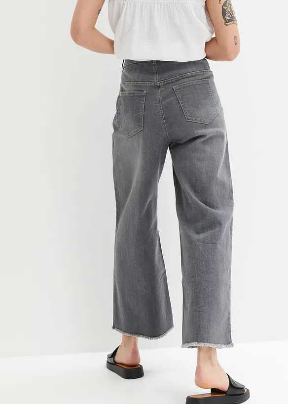 Jean large 7/8 extensible, bonprix