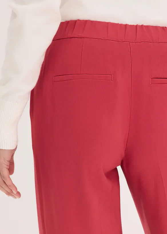 Pantalon large et l&eacute;ger &agrave; pinces, bonprix