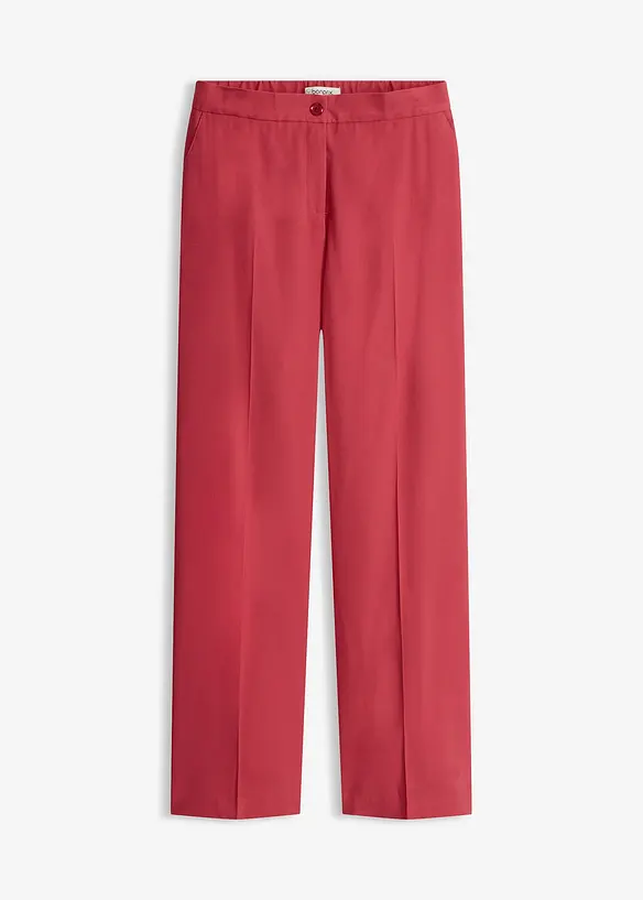Pantalon large et l&eacute;ger &agrave; pinces, bonprix